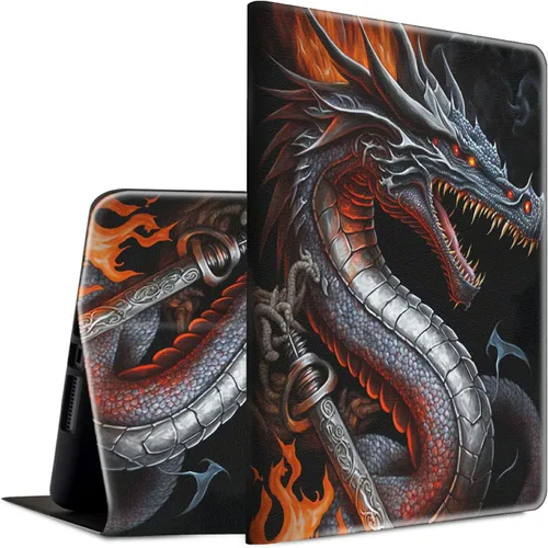 Vista 22 de Funda para Samsung Galaxy Tab S6 Lite de 10.4 pulgadas, versión 2022/2020, ligera, funda inteligente de piel sintética con soporte ajustable