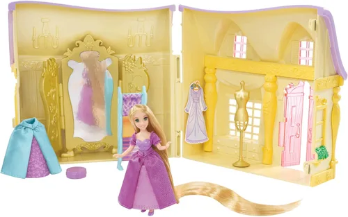 Vista 3 de Mattel Disney Tangled con Rapunzel Doll and Dress Shop