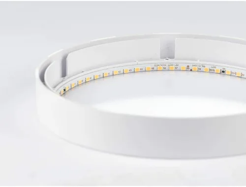 Vista 3 de Progress Lighting Edgelit - Soporte para superficie LED de 7 pulgadas, colección Everlume, para interiores, P810015-030-30, blanco