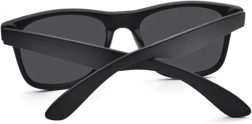 Vista 3 de Jcerki Lentes de sol polarizados con miopía tintados gris -1.50 fuerzas para hombres y mujeres, lentes de distancia para miopía **Estos no son