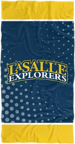 Vista 209 de LOGOVISION Manta Abilene Christian University, 30x60 Logo Dots CottonFront/PolyBackBeachTowel