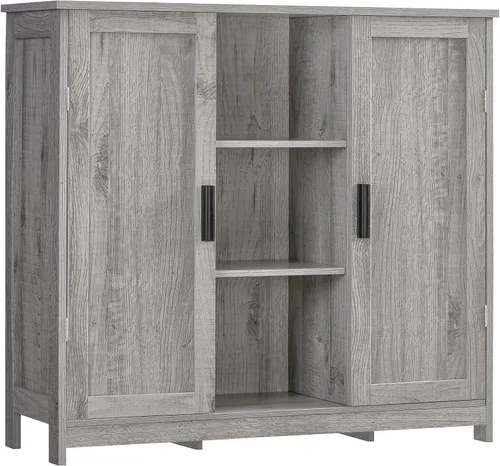 Vista 24 de Iwell 66.9" Tall Bathroom Storage Cabinet with 2 Doors & 1 Drawer
