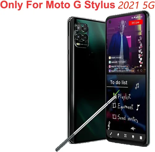 Vista 4 de (2021) para Moto G Stylus 5G 2021 Pen Stylus pantalla táctil Stylus Pen Piezas de repuesto para Motorola Moto G Stylus 5G (2021) XT2131 + aguja