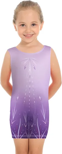 Vista 5 de Phineein Leotardos para gimnasia para niñas, ropa deportiva para danza y baile