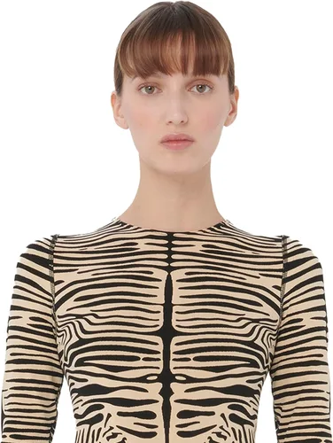 Vista 4 de Wolford Aurora Zebra String Body para mujer