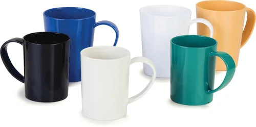 Vista 14 de Carlisle FoodService Products Taza Taza de Café de Plástico con Asa Grande para Bufés, Hogar y Restaurante, Tritan, 12 Onzas, Negro, (Paquete de 12)