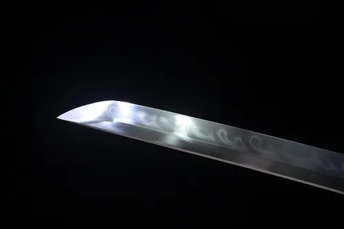 Vista 6 de YL Espada Katanas japonesas de arcilla templada Real Hamon Espadas japonesas reales hechas a mano con espiga completa de 41 pulgadas
