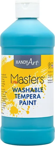 Vista 49 de Handy Art Little Masters - Pintura lavable, 16 onzas, color negro Bright & Mixable, High Opacity, Washable Colors for Classroom, Students, Kids