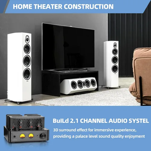 Vista 9 de Tube Amplifier, Stereo Vacuum Tube Class A/B Amplifier,Integrated Amplifier with Bluetooth 5.0,Subwoofer Output, Headphone Output, Record Player