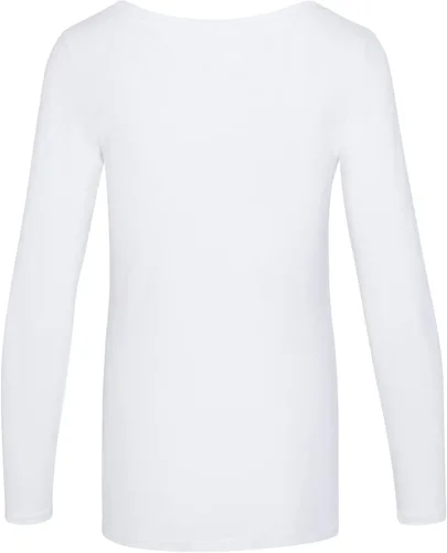 Vista 6 de Natural Uniforms Camiseta de manga larga extra ancha con cuello redondo para mujer