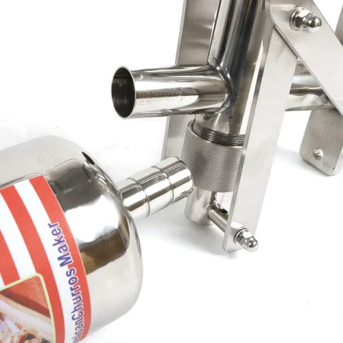 Vista 6 de Donuts Filler Churreras Churros Máquina de llenado de churros Acero inoxidable 5L Donas españolas Postre Churro Makers Donas españolas Churrera