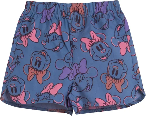 Vista 40 de Disney Minnie Mouse - Conjunto de camiseta floral arcoíris y pantalones cortos de cambray, tallas de bebé a niño grande (12 meses - 14-16)
