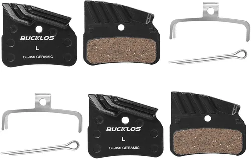 Vista 11 de BUCKLOS 2 pares de pastillas de freno de disco BL-01S para cerámica Shimano N03A N04C L05A K04S K04Ti K05S K05Ti M8110 M7110 R9170-F R8070-F R7070-F