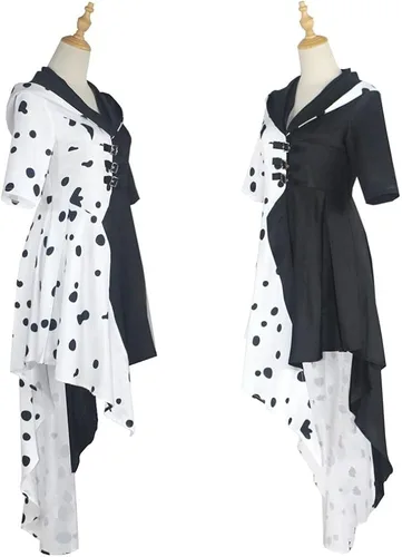Vista 2 de Gvube Women's Daily Acting Dress Coat Long Skirt Movie Anime Cosplay Halloween Costume