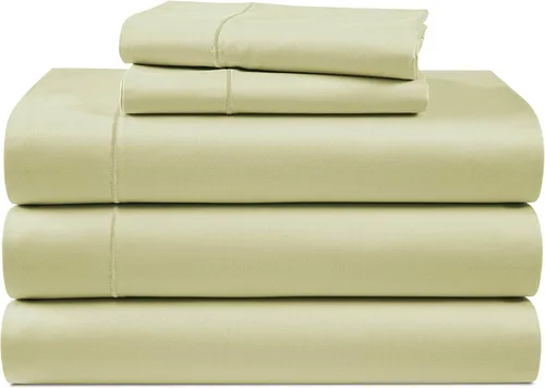 Vista 121 de LANE LINEN - Sábanas individual 100% algodón egipcio suave, cómodo y grueso de calidad de hotel, costuras reforzadas totalmente elásticas, sin