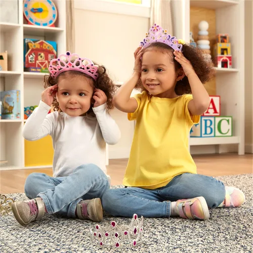 Vista 8 de Melissa & Doug Tiaras para jugar a disfrazarse (4 piezas).
