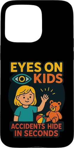 Vista 31 de Eyes on Kids Child Safety Gift for Moms, Granny, Grandad Case for iPhone 16