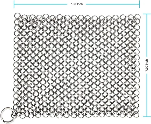 Vista 2 de Krisp - Limpiador para utensilios de cocina anodizados de hierro fundido, acero inoxidable, raspador de utensilios de cocina, hornos holandeses