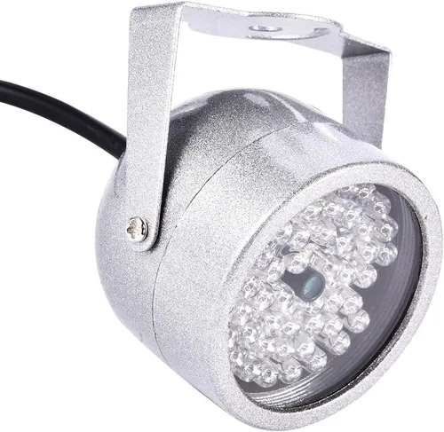 Vista 8 de Fosa 140 luces LED de visión nocturna infrarroja impermeable para cámara CCTV de seguridad