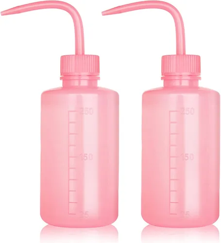 Vista 15 de Melphoe Exprimidor de botellas de lavado de tatuajes, 2 botellas de agua de 5.1 fl oz para riego de suculentas, herramientas de riego de enjuague