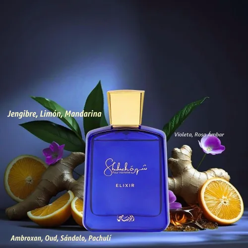 Vista 3 de RASASI Shuhrah Elixir Pour Homme Eau de Parfum en aerosol 90ml (3.0 Oz) Colonia amaderada y especiada de larga duración Fragancia característica