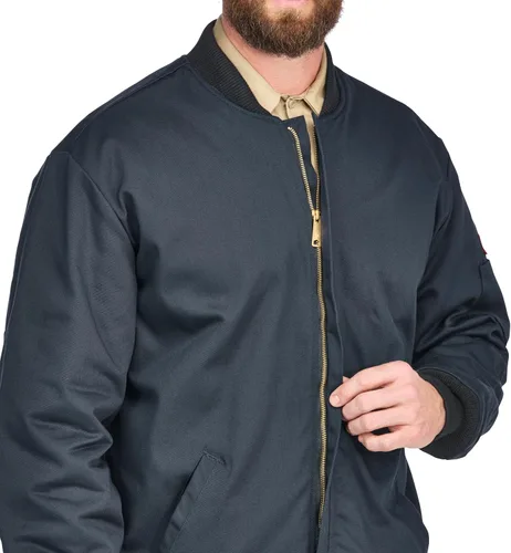 Vista 6 de Bulwark FR mens Flame Resistant 9 Oz Twill Cotton Excel Fr Team Jacket, Navy
