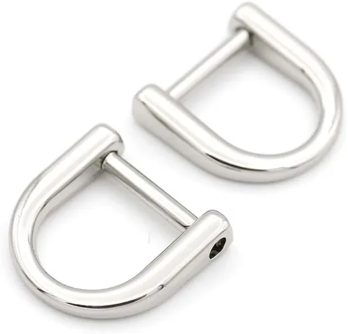 Vista 9 de CRAFTMEMORE Anillo de tornillo de grillete pequeño con anillos en D para llaves y extractor de cremallera, pulsera paracord de repuesto de 3/8 Latón