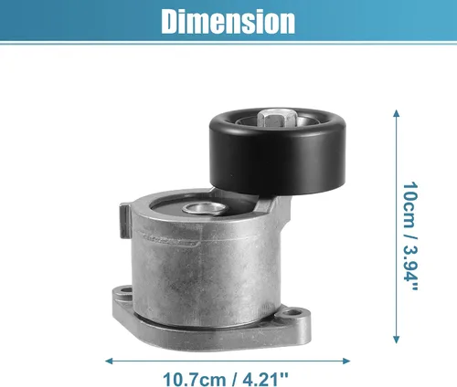 Vista 7 de X AUTOHAUX Conjunto de polea tensor de correa 252812GGB3 para Kia Optima 2016-2020 para Kia Sorento 2016-2020 Tensor Serpentine