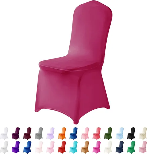 Vista 10 de Funda de elastano para silla, 12 unidades, fundas para silla, fundas para sillas de sala de estar, funda extraíble lavable y elástica para silla