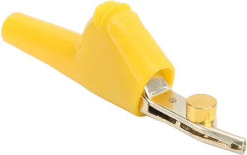 Vista 10 de Pinzas de cocodrilo de metal, abrazadera de clip de cocodrilo para conector surtido, abrazadera de batería eléctrica con aguja, pinzas de cocodrilo