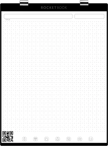 Vista 9 de Rocketbook Orbit - Paquete de páginas ejecutivas - Bloc de notas legal reutilizable inteligente - Gráfico.