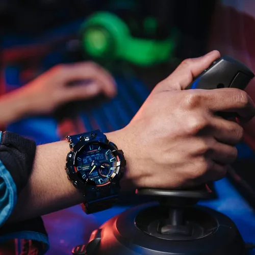 Vista 3 de Casio G-Shock GA700 Gamer's Rainbow Negro