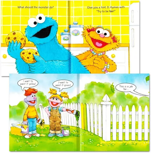 Vista 4 de Barrio Sésamo Elmo Manners Libros para Kids Toddlers – -Conjunto de 8 Manners Libros