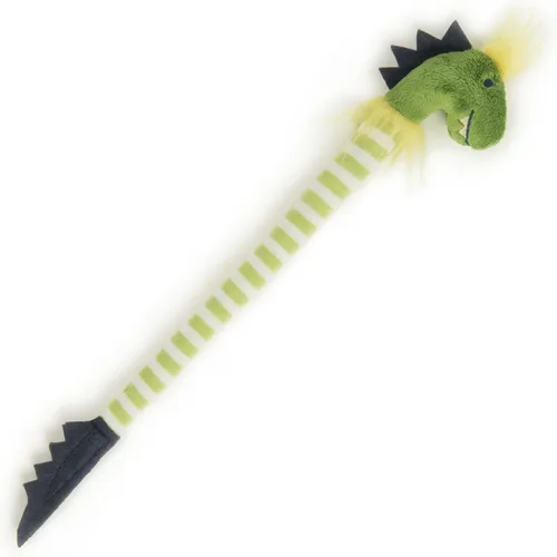 Vista 3 de SmartyKat Bendy Buddy - Juguete flexible para gatos con hierba gatera, color verde, talla única