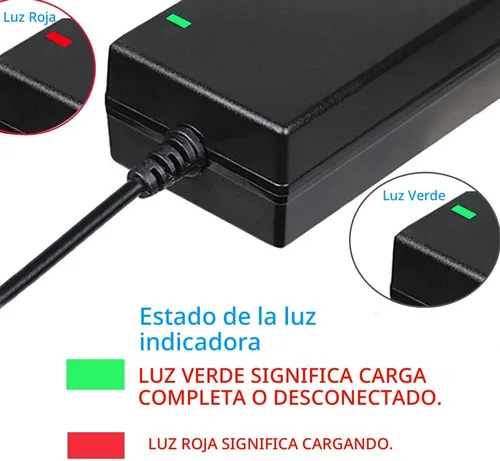 Vista 3 de 42V 2A Adaptador de corriente macho DC para cargador de batería de litio de bicicleta eléctrica de 36V, conector de cargador de batería de Escooter