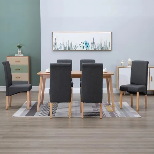 Vista 25 de Dining Chairs 2 Pcs Black Fabric,Living Room Dining Chairs,Counter Dining Chairs Suitable for Daily Dining Or Special Events Such As Meetings