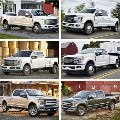 Vista 7 de Conjunto de luces LED para espejo lateral para Ford F-150 F-250 F-350 F-450 F-550 Super Duty 2015-2023 LED de remolque manual plegable espejo
