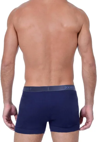 Vista 4 de 2(X)IST Calzoncillos tipo bóxer de algodón esencial para hombre, paquete de 3