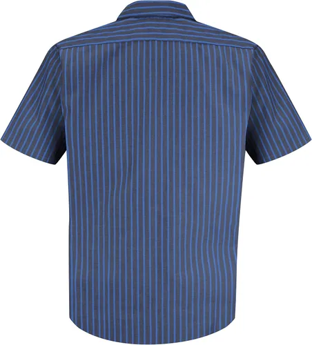 Vista 2 de Red Kap - Camisa de trabajo industrial para hombre, ajuste regular, manga corta