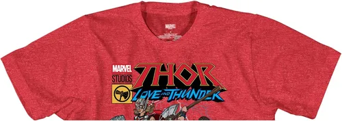 Vista 6 de Marvel Camiseta Thor para niños, camiseta Love and Thunder Thor