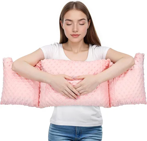 Vista 17 de Almohada para cinturón de seguridad poscirugía, almohada para puerto de quimioterapia para protector de pecho para pacientes de quimioterapia