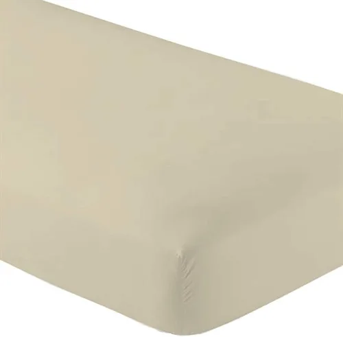 Vista 2 de Ropa de cama de algodón egipcio Satén Solid Patrón 1000 hilos 6 pcs hoja de cama Set 100% algodón egipcio de clase alta, sólido, 15 inches Deep Beige