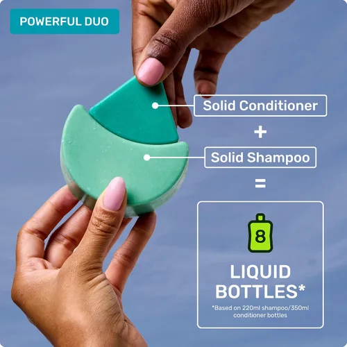 Vista 7 de Ethique - Professor Curl - Barra de champú para cabello rizado; define los rizos con manteca de karité, libre de plástico, vegano, sin crueldad