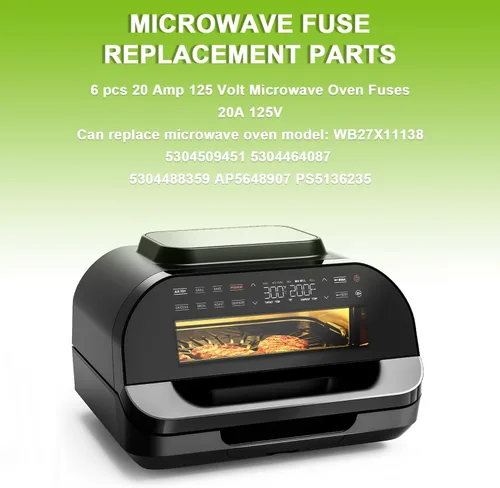 Vista 3 de Fusibles de horno microondas para el horno microondas en cocina para los siguientes modelos de horno microondas GE JVM3160RF2SS JVM3160EF4ES