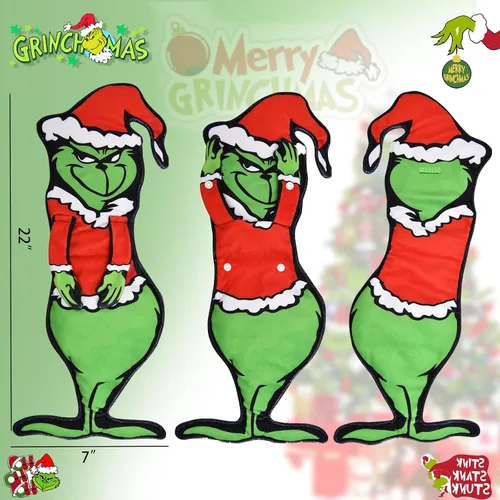 Vista 3 de Divertidas toallas de mano de Navidad 2 en 1 para baño y cocina, toallas colgantes para gancho y toallero, paños decorativos de Feliz Navidad