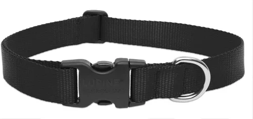 Vista 8 de Collar antipulgas ajustable para perros pequeños y grandes LupinePet de 1 pulgada, Negro
