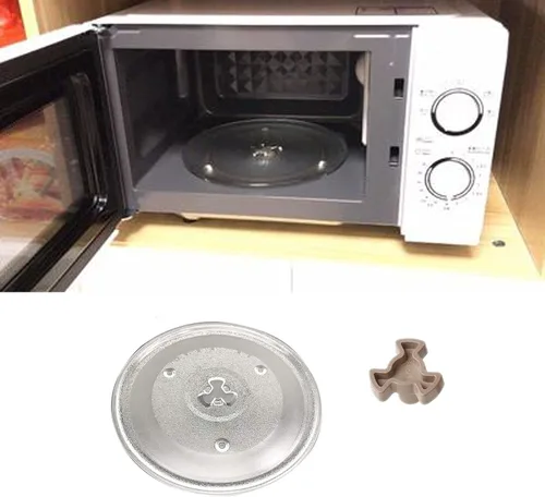 Vista 3 de 2 piezas de eje de microondas de 0.59 pulgadas, acoplador de placa giratoria de microondas, pequeño rodillo guía de rodillo de horno de microondas