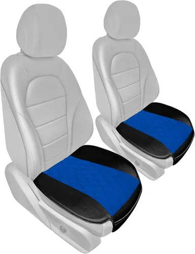Vista 12 de Asientos de automóvil FH Group PU207 gris negro 102, piel sintética, compatible con bolsas de aire. Beige