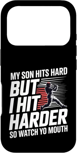 Vista 30 de My Son Hits Hard But I Hit Harder So Watch Yo Mouth - Case for iPhone 17