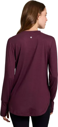 Vista 2 de RBX Active - Camiseta de manga larga para mujer, atlética, de yoga, súper suave